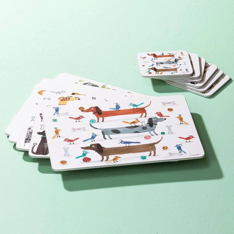 Ashdene Canine Capers Assorted Coaster Set