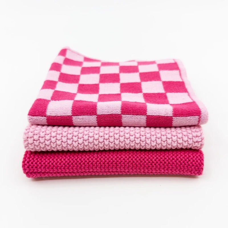 Ecovask Variety Cloth 3-Pack pink