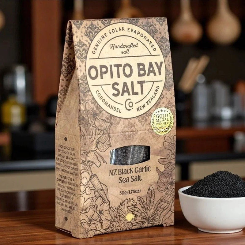 Opito Bay Salt - Black Garlic Sea Salt 50g
