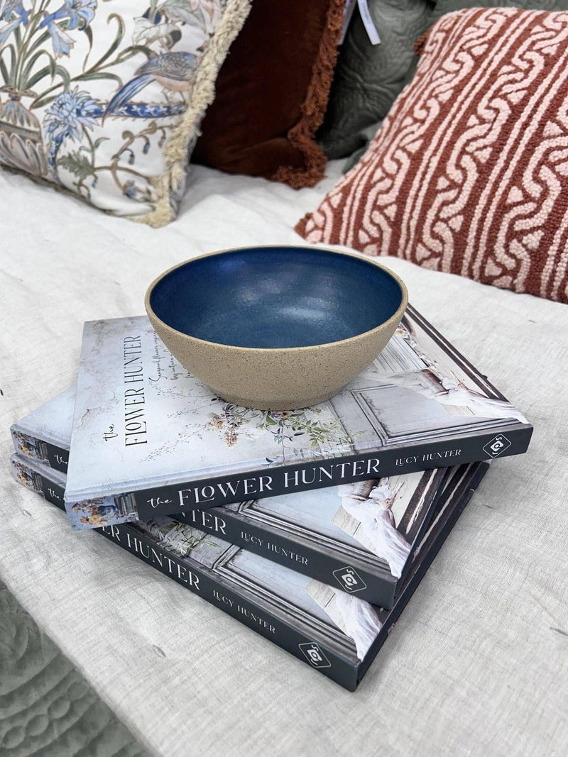 Memento Mori medium ceramic bowl in matte glaze finish