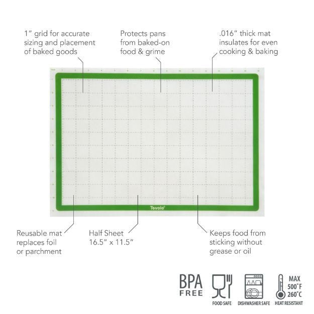 Truebake Silicone Baking Mat - Half Sheet