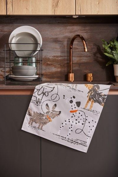 Ulster Weavers Cotton Tea Towel - Dog Days