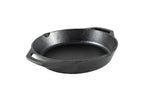Lodge 26cm dual handle cast iron pan in black