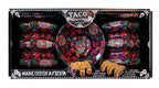 Prepara Day of the Dead taco gift set with a skull-patterned holder and bowl, shown in its box