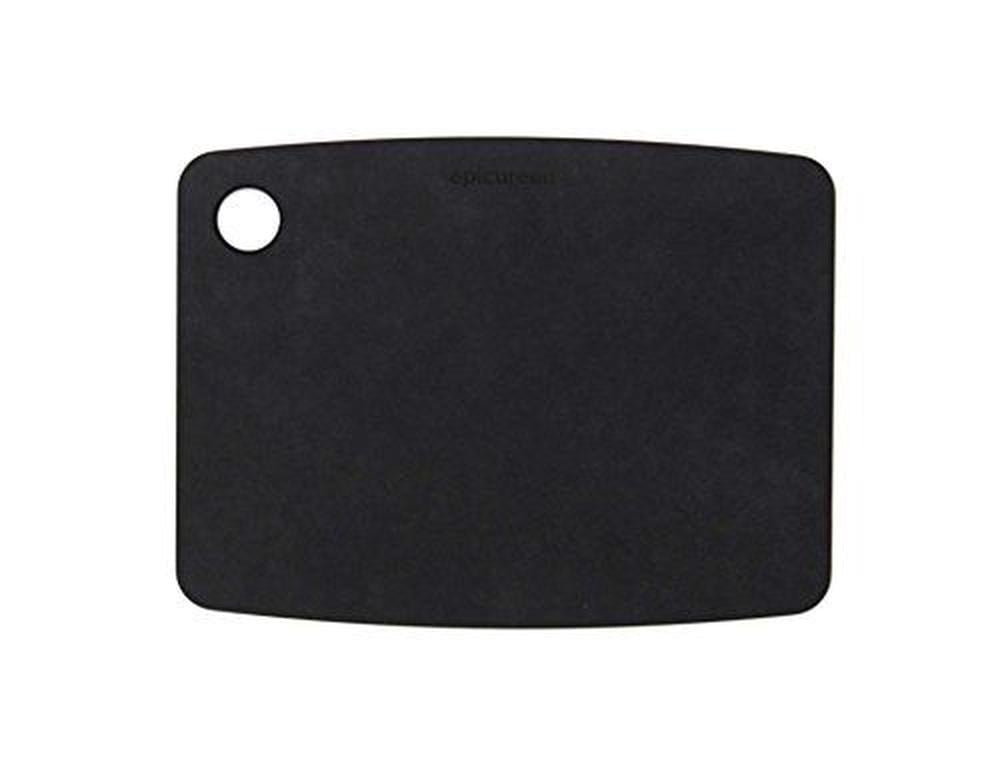 Epicurean Kitchen Series cutting board, 20x15cm, in slate black with a hanging hole