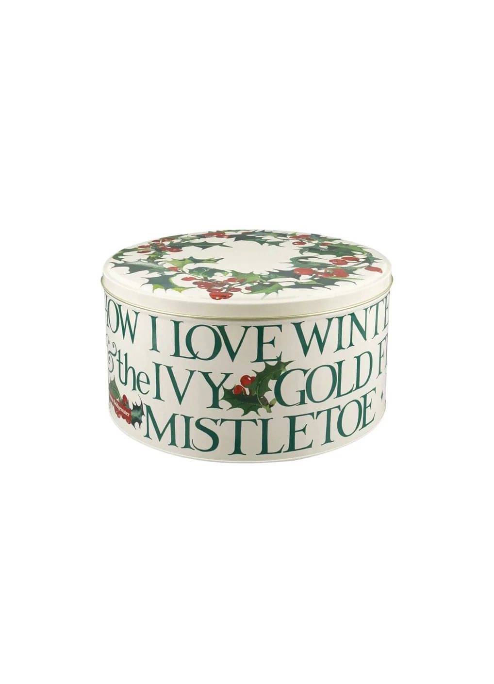 Emma Bridgewater - Holly Design Round Tin