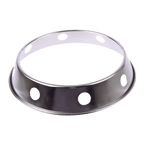 D Line Chrome Plated Steel Wok Ring