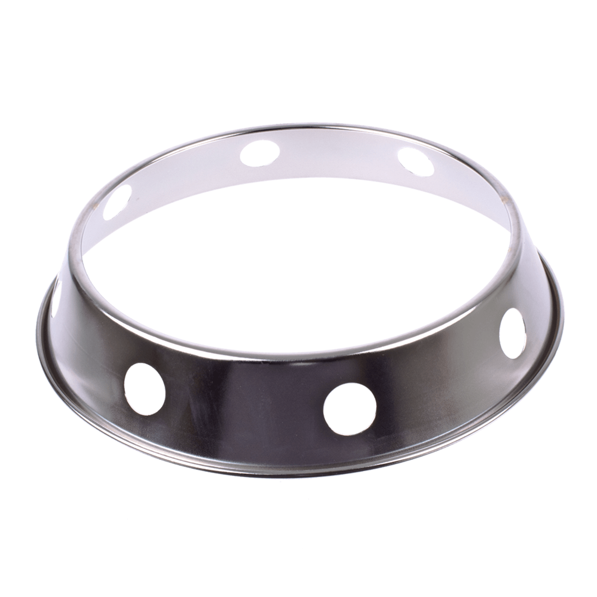 D Line Chrome Plated Steel Wok Ring