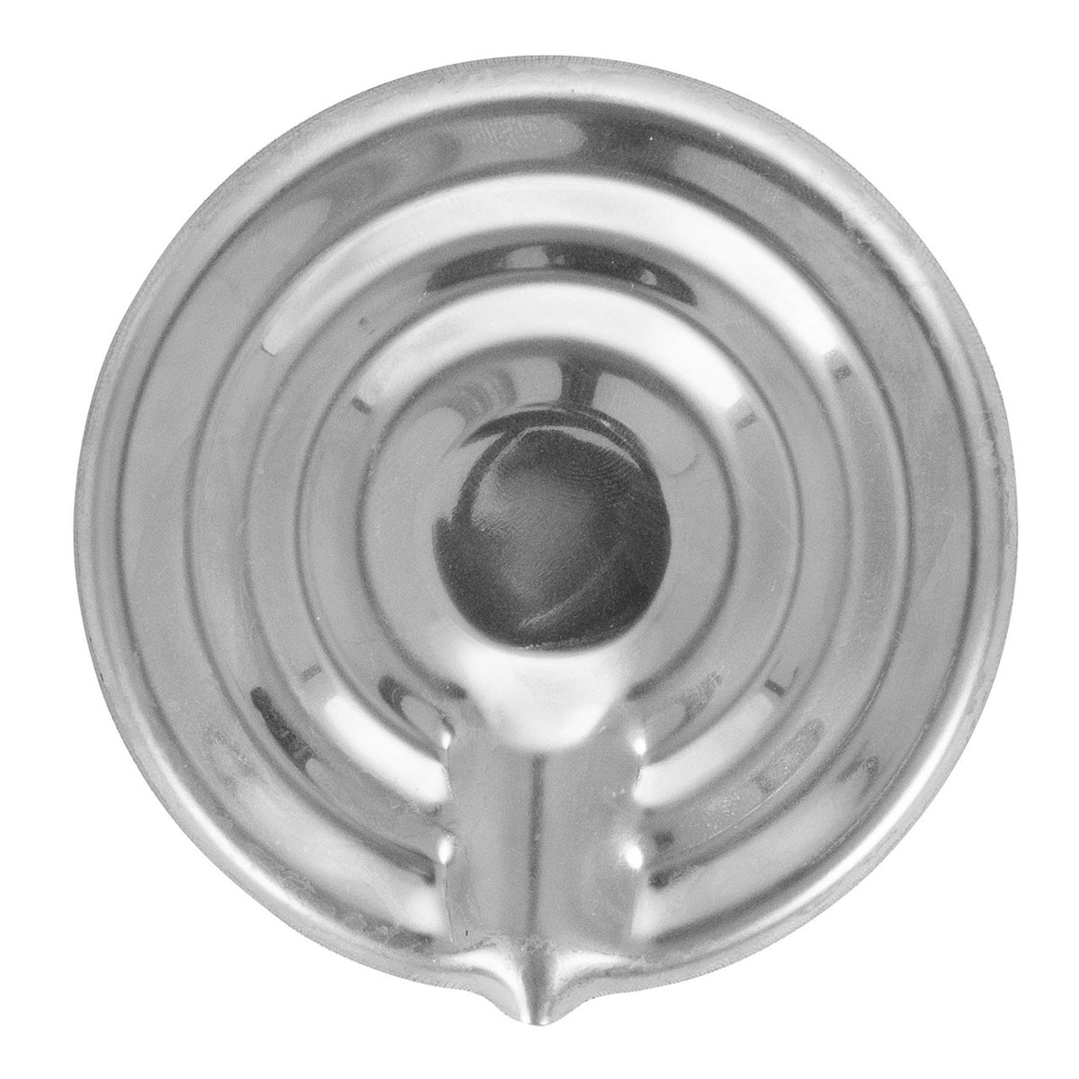 Avanti Boil Alert disc in steel with concentric rings and a small spout