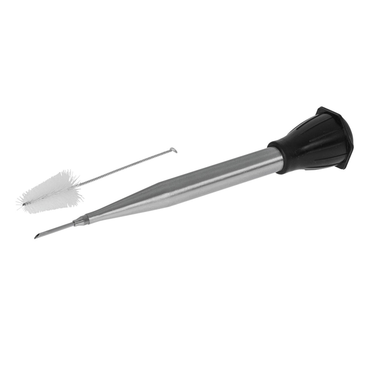 Avanti deluxe baster set with a black bulb baster and a cleaning brush