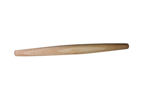 Avanti 50cm French wooden rolling pin with tapered ends, 4.3cm diameter