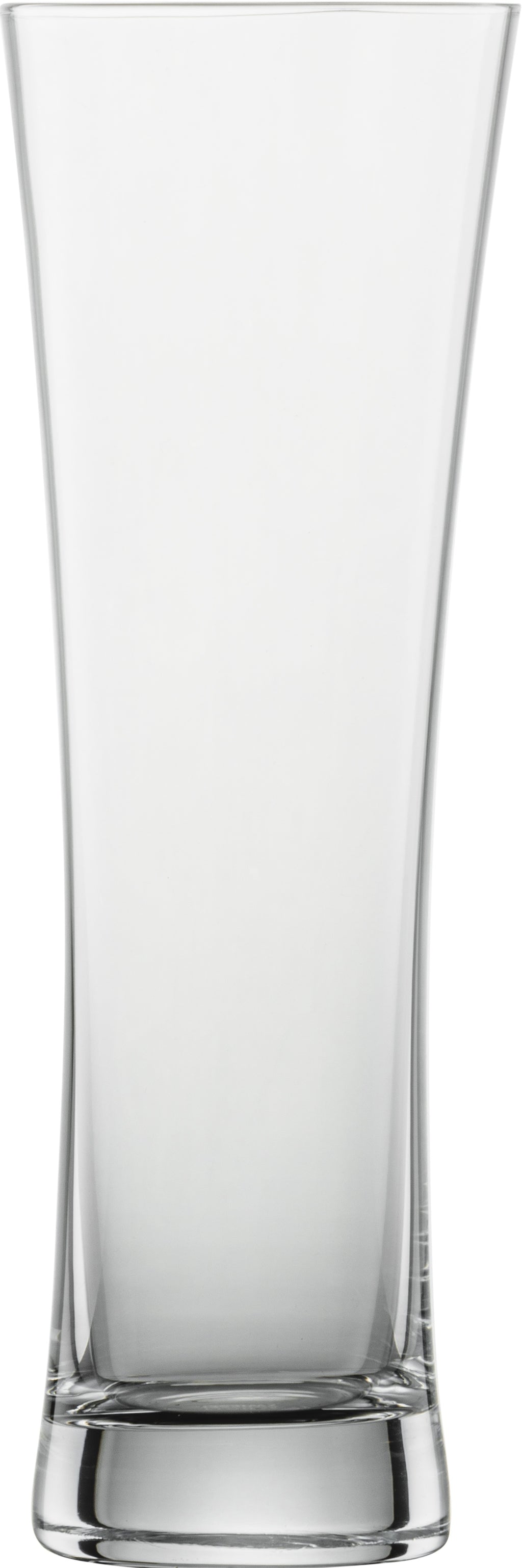 Schott Zwiesel wheat beer glass, a tall clear glass