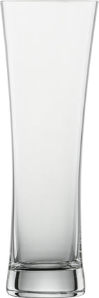 Schott Zwiesel wheat beer glass, a tall clear glass