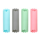 Avanti silicone garlic peeler tubes in assorted colours including teal, grey, green and pink