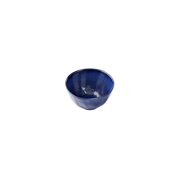 Guzzini Riviera small bowl, 8cm, in medium blue with white stripes