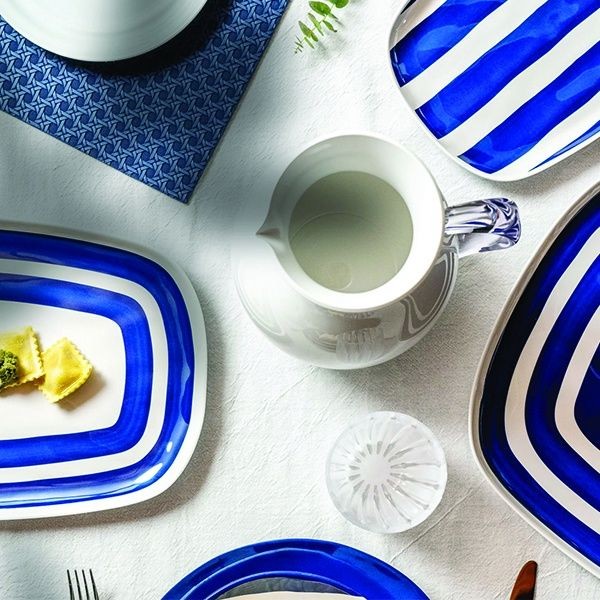 Guzzini Riviera Rectangle Tray XL - Med Blue