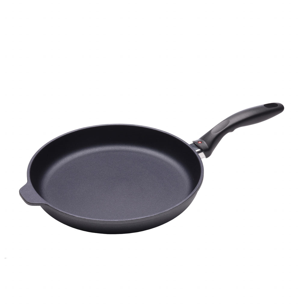 Swiss Diamond XD Classic induction fry pan in black non-stick with a long handle