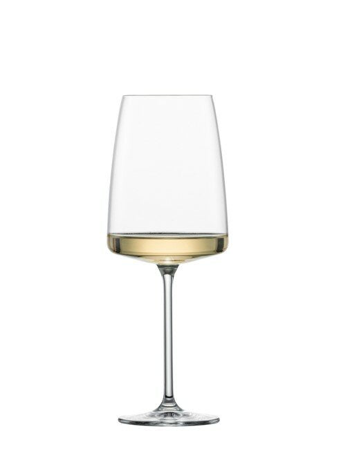 Zwiesel Sensa Fruity & Delicate wine glass, 535ml, with white wine and a tulip bowl