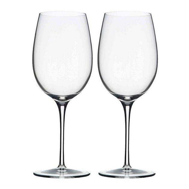 Luigi Bormioli Vinoteque Ricco Shiraz glass set of two with a wide bowl