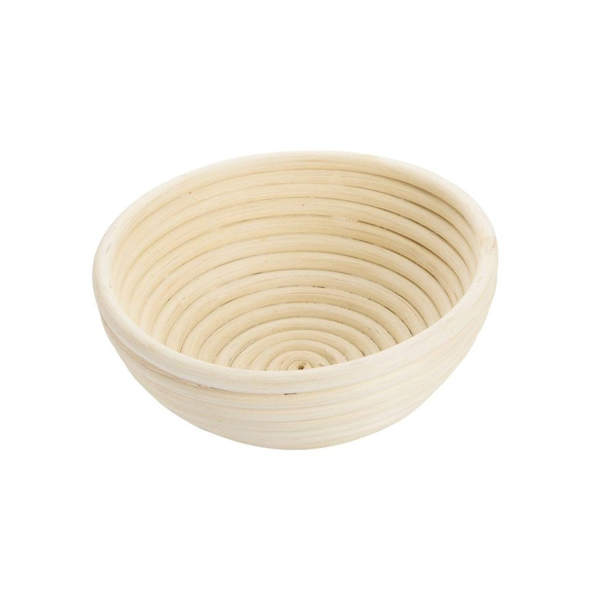 Westmark round fermentation bread basket in natural cane
