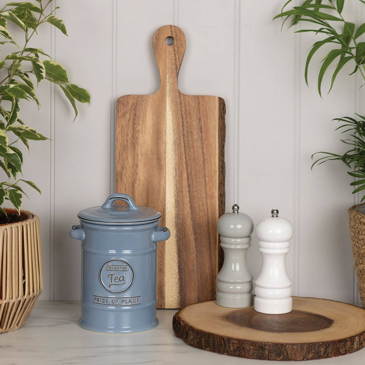 Pride Of Place Tea Jar In Blue