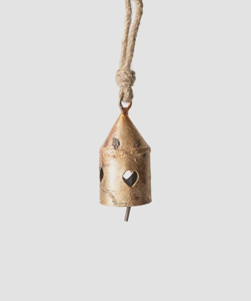 Temple Bell Heart Cut Out