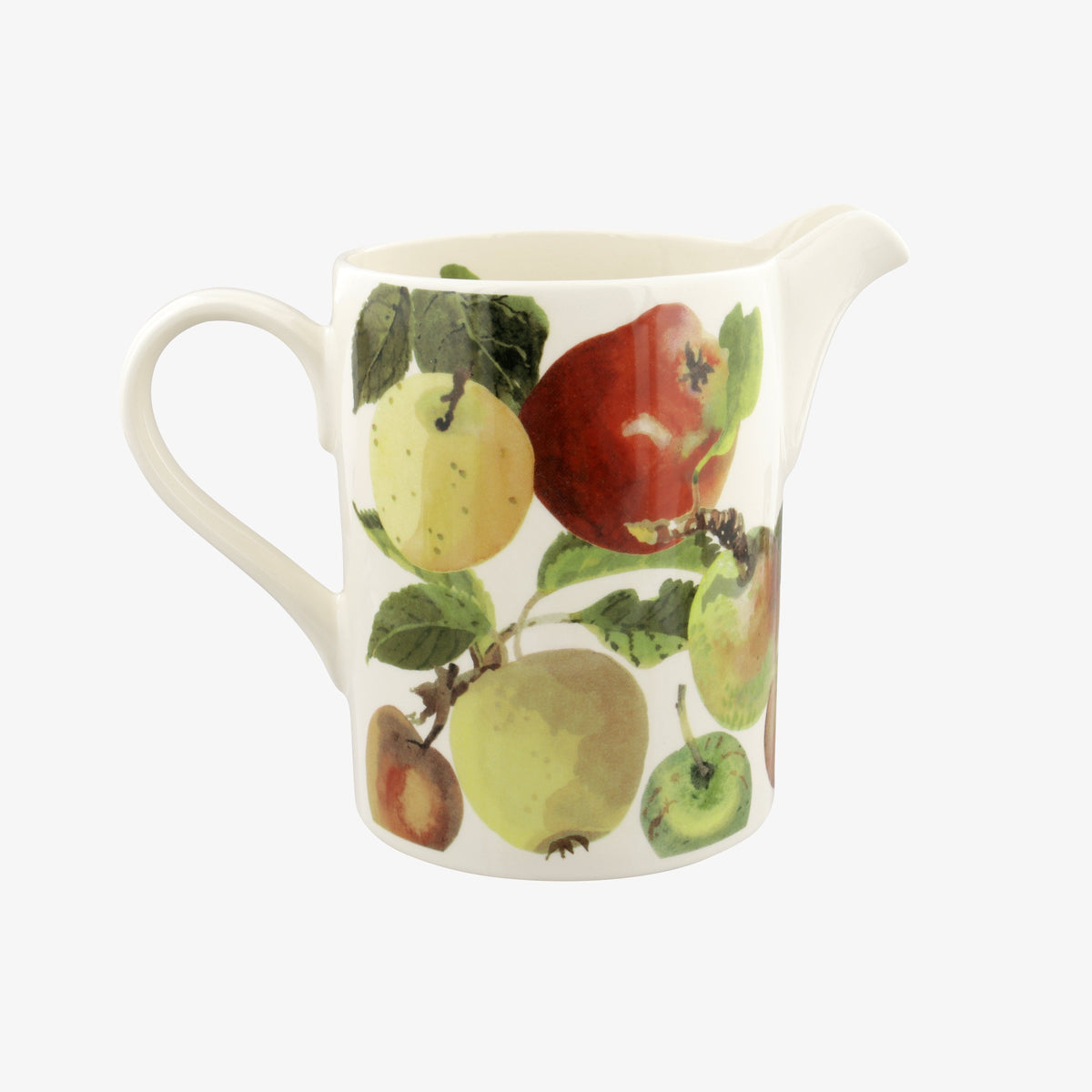 Emma Bridgewater large jug with an Apples design of red and green apples and leaves