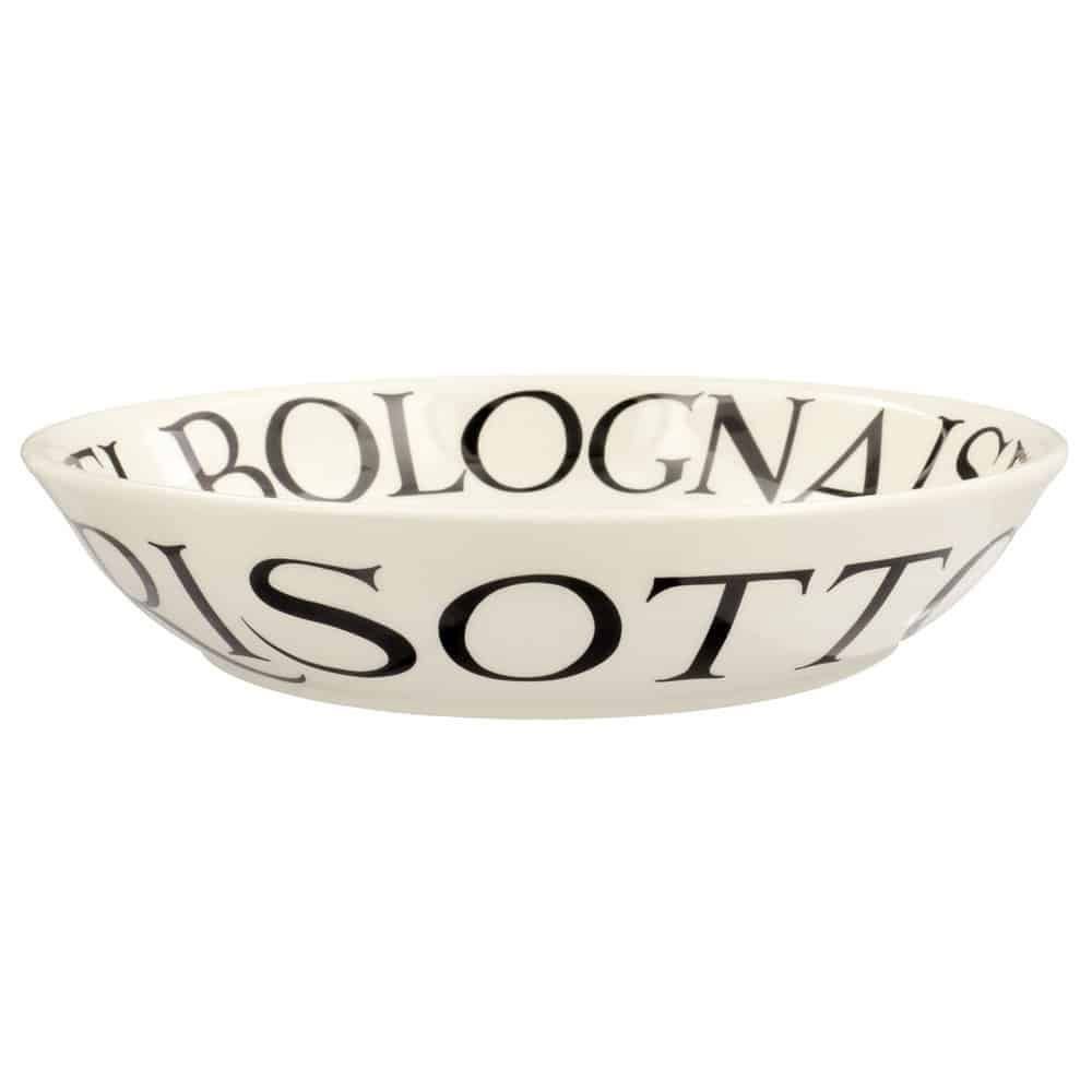 Emma Bridgewater Medium Pasta Bowl - Black Toast Bolognese