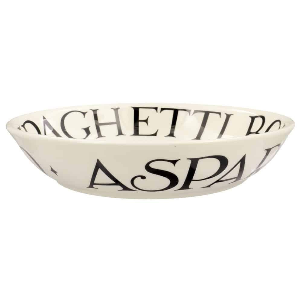Emma Bridgewater Medium Pasta Bowl - Black Toast Bolognese
