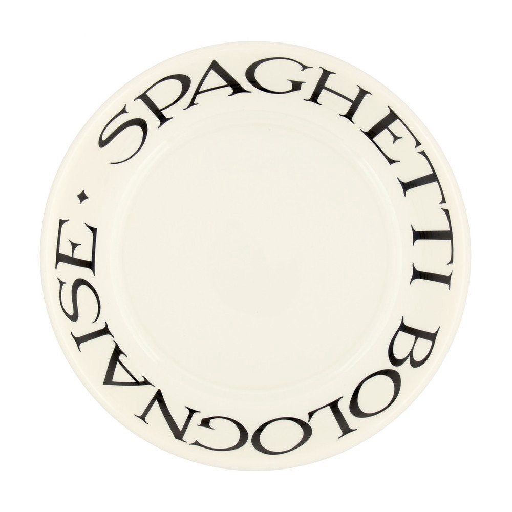 Emma Bridgewater Medium Pasta Bowl - Black Toast Bolognese