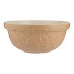 Mason Cash In The Forest mixing bowl in cane with an embossed bear and woodland design