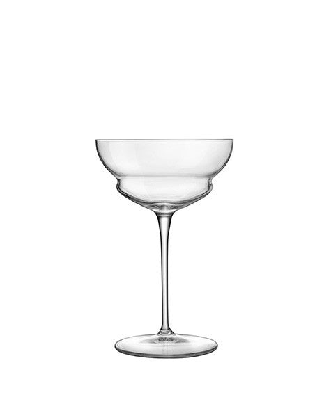 Luigi Bormioli Backdoor20s Hemingway Special coupe glass, 250ml, with a wide shallow bowl and a stem