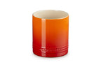 Le Creuset stoneware Signature utensil jar in flame ombre orange