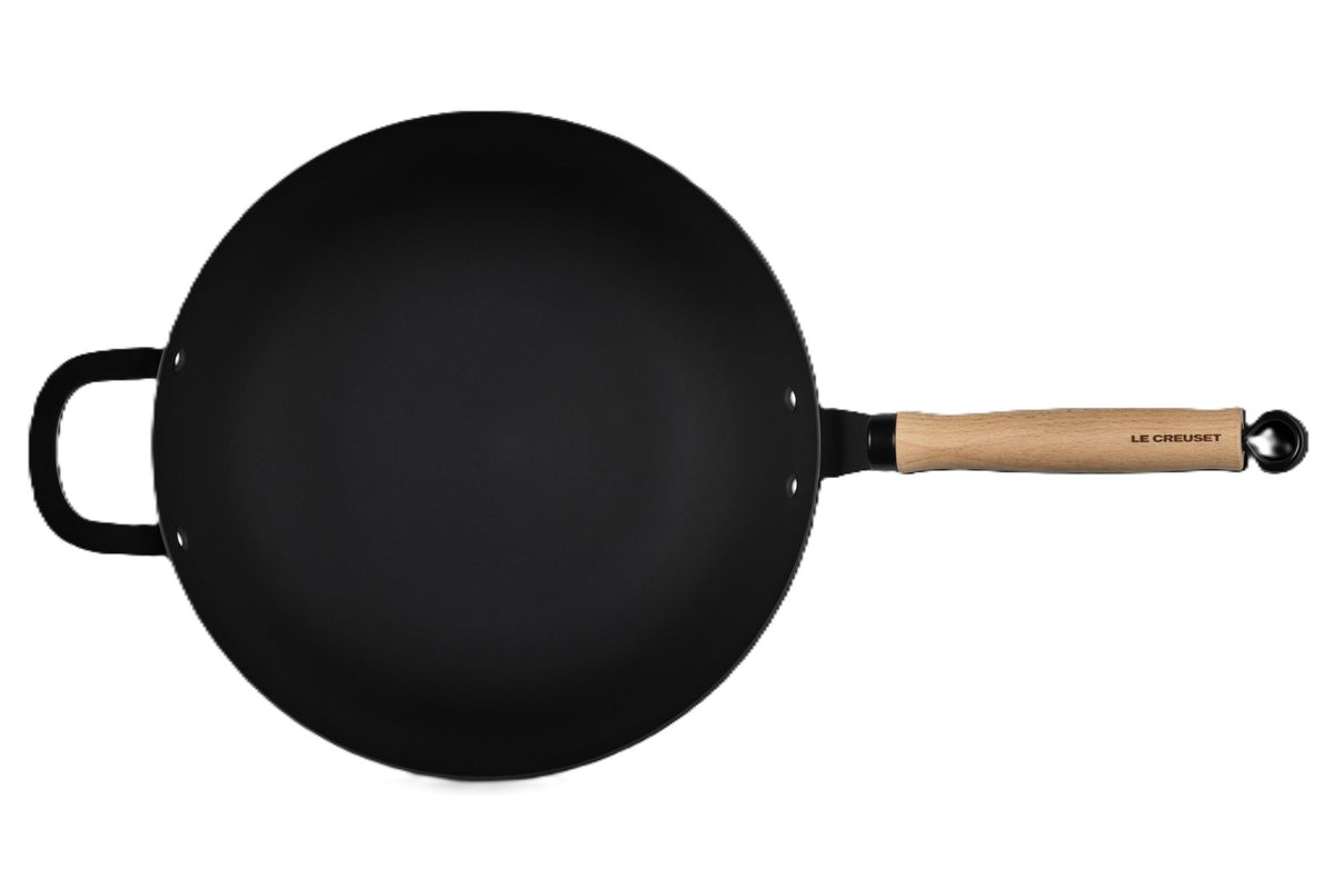 Le Creuset Carbon Steel Wok 30cm