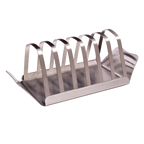 Appetito stainless steel toast rack with six slots