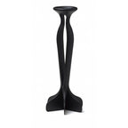 Hackit kitchen utensil, a black tool with a curved handle and a flat perforated base