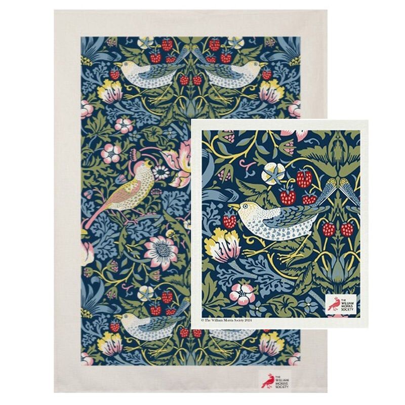 William Morris Tea Towel & Dish Cloth Set