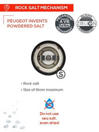Peugeot Chef Stainless Steel U Select Salt Mill 22cm - (Ceramic Mech)