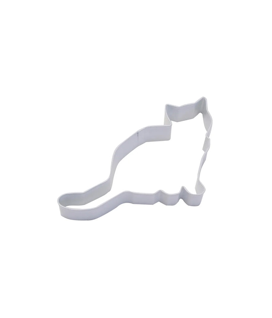 R&M kitten cookie cutter in white