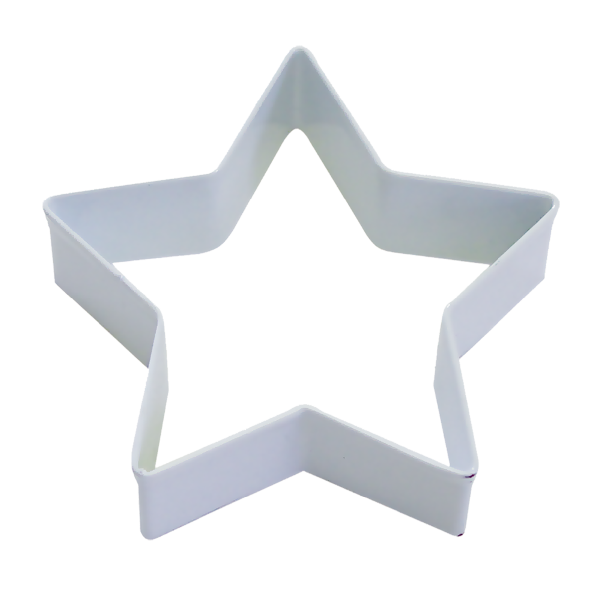 R & M star cookie cutter in white
