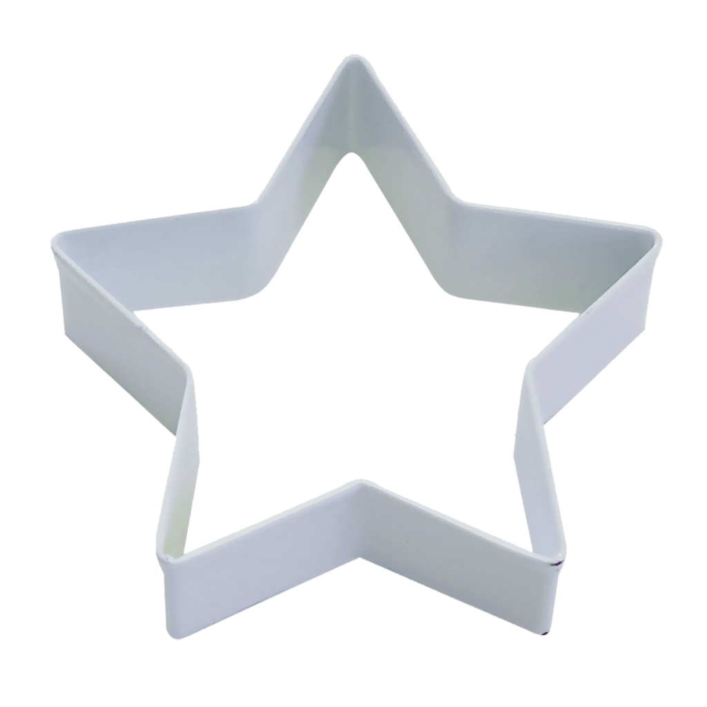 R & M Star Cookie Cutter - White