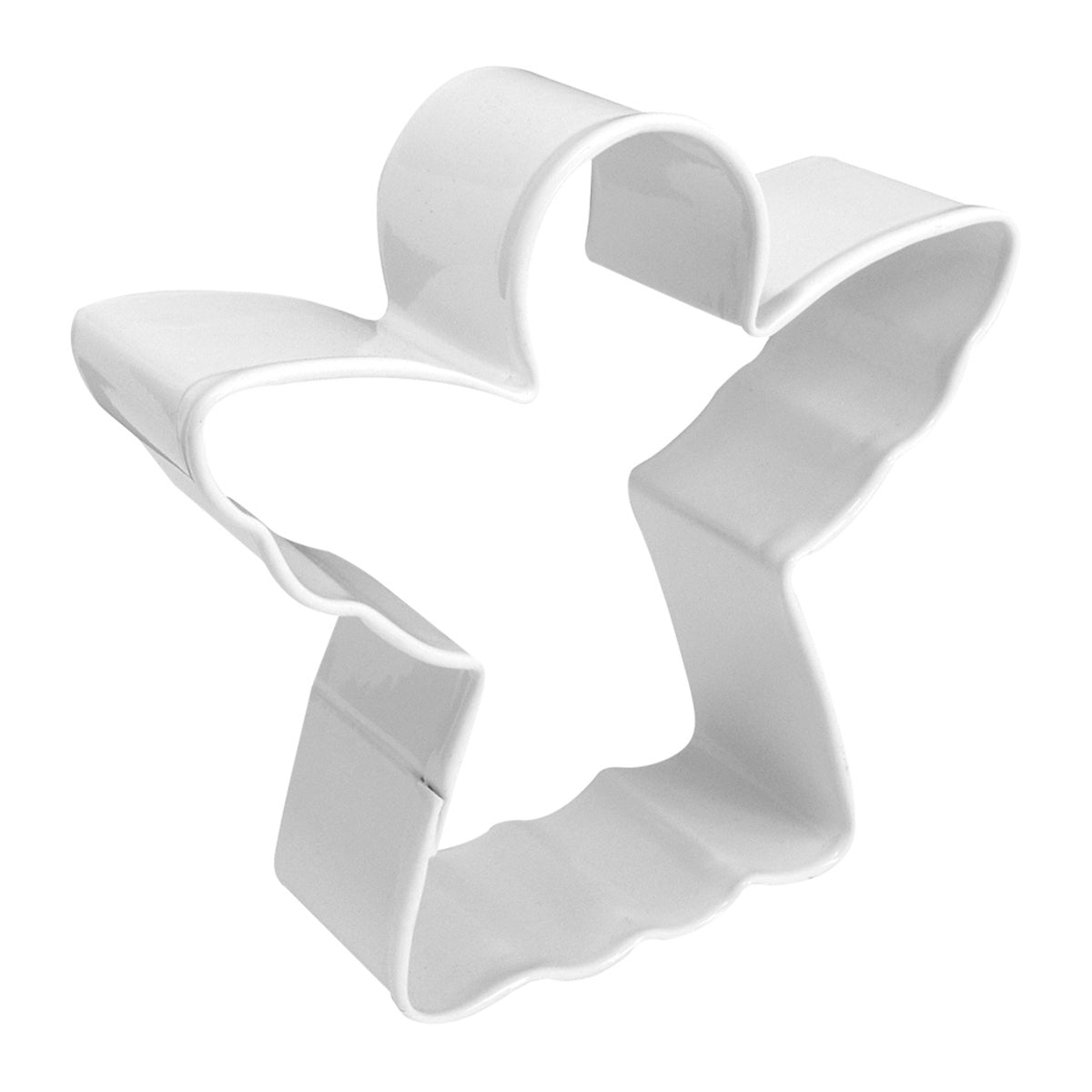R & M angel cookie cutter, 7.75cm, in white