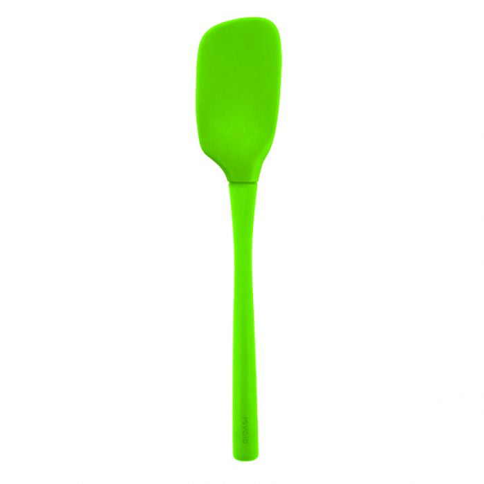 Tovolo Flex-Core silicone spoonula in bright green