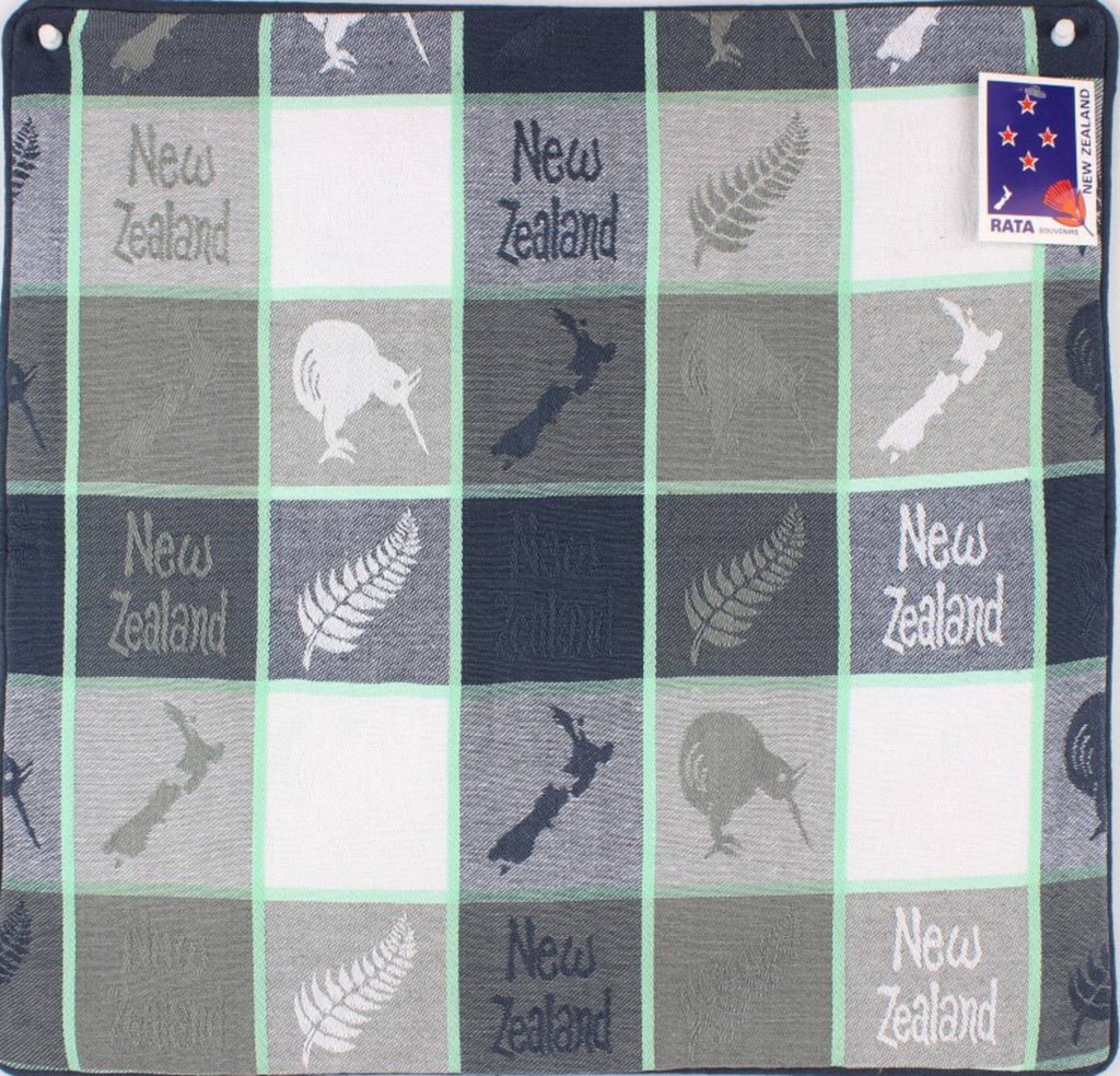 "Map & Kiwi" tea towel