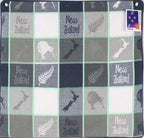 "Map & Kiwi" tea towel