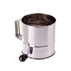 Appetito Stainless Steel Flour Sifter Crank