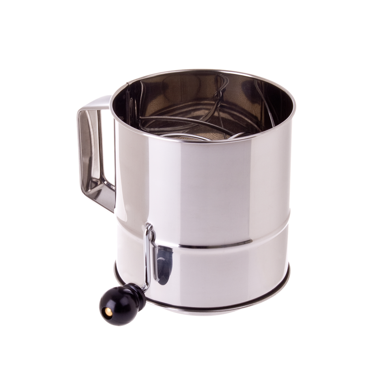 Appetito Stainless Steel Flour Sifter Crank