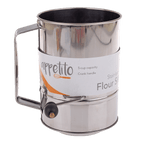 Appetito Stainless Steel Flour Sifter Crank