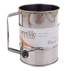 Appetito Stainless Steel Flour Sifter Crank
