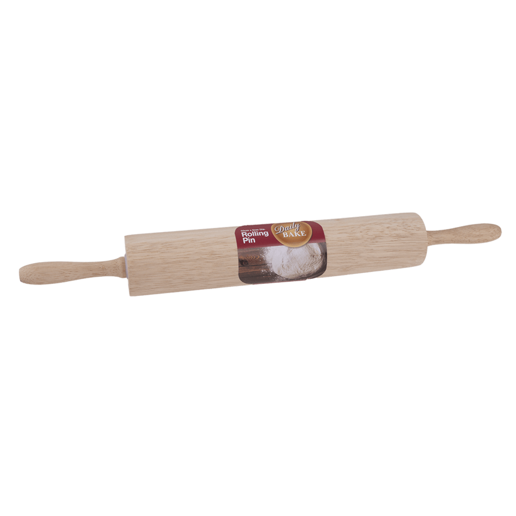 Daily Bake Rubberwood Rolling Pin - 50cm